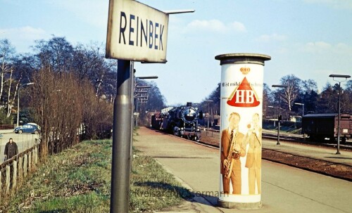 Reinbek Bahnhof 1967 BR 050 Güterzug