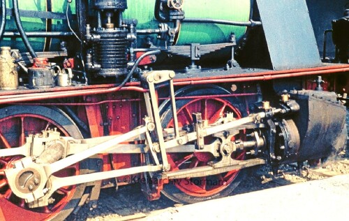 Württembergische T 3 Kandern Bahnhof Dampflok historischer Zug 1973 caa