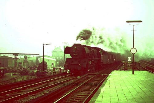 BR 03 177 Bahhof Hamburg Tiefstack 1966