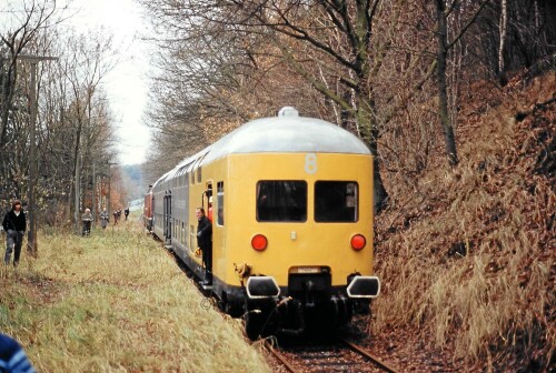 Krümmel Bahnhof Sonderfahrt V 200 007 Deutsche Bundesbahn LBE Doppelstockwagen DAB 26 a Kopie