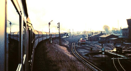 BW Rothenburgsort 1969 BR 218 Drehscheibe Lokschuppen