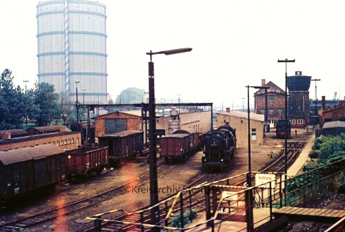 BW Rothenburgsort 1969 Drehscheibe Lokschuppen Wasserturm
