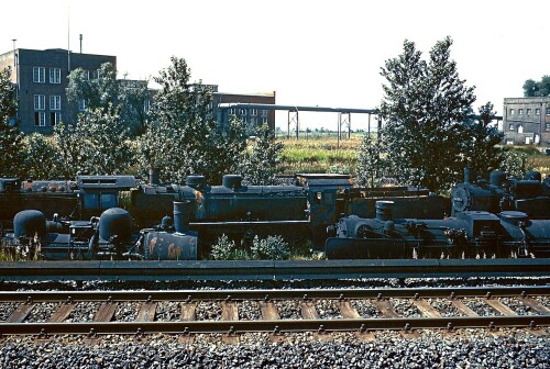 BW Rothenburgsort 1969 Z Stellung Ausmusterung Dampfloks