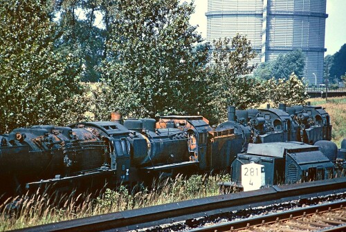 BW Rothenburgsort 1969 Z Stellung Ausmusterung Dampfloks a
