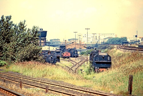 BW Rothenburgsort 1969 Z Stellung Ausmusterung Dampfloks aa