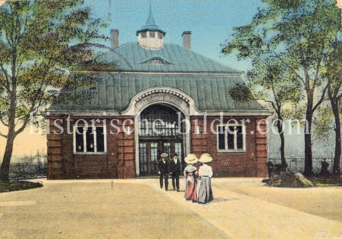 Haltestelle Berliner Tor Bahnhof 1912 Empfangsgebäude Bahnhofsgebäude