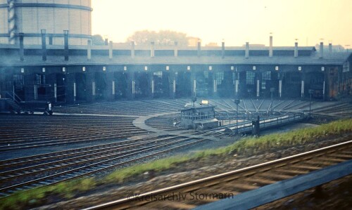 Hamburg Rothenburgsort Drehscheibe Lokschuppen Betriebswerk 1969 HH (3)