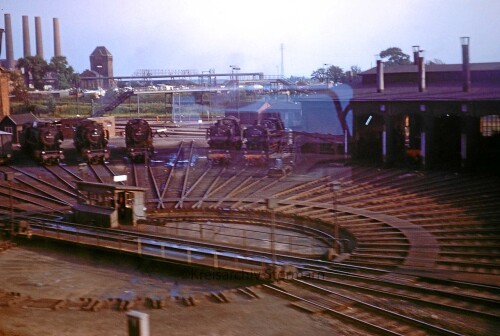 Hamburg Rothenburgsort Drehscheibe Lokschuppen Betriebswerk 1969 HH (4)