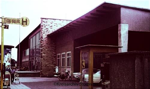 Neu Ulm Hauptbahnhof Hbf Bhf 1966 Bushaltestelle