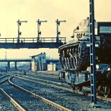 Rothenburgsort_1969_Signalbrucke_Flugelsingal_Panzer_M48_Patton_Schienentransport_Guterbahnhof_Gbf_Guterbahnhof-4