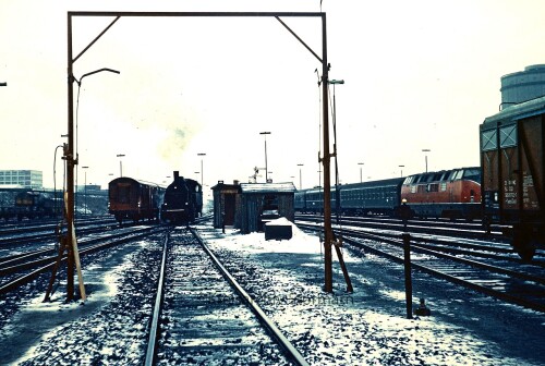 Rothenburgsort 1969 V 200 D Zug,F Zug BR 221 Güterbahnhof Gbf