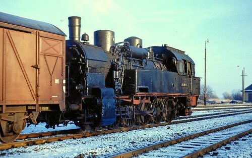 Billwerder Moorfleet 1970 Gbf Güterbahnhof BR 94 891 winter