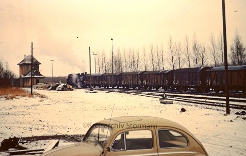 Billwerder Moorfleet 1970 Gbf Güterbahnhof BR 94 891 winter aa