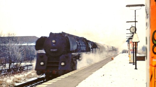 Billwerder Moorfleet 1970 BR 01.5 Reko BR01 507 Interzonenzug