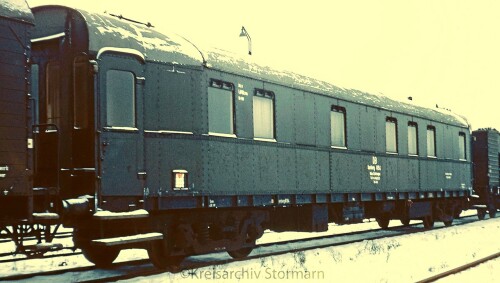 Dampfkran schwerer Schwerlastkran Begleitwagen DB Deutsche Bundesbahn 1970 Billwerder Moorfleet Kabe