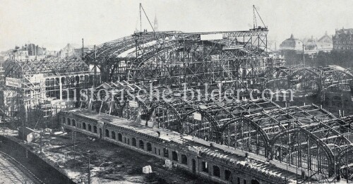 HBF Hamburg Hauptbahnhof Bau 1902 (2)