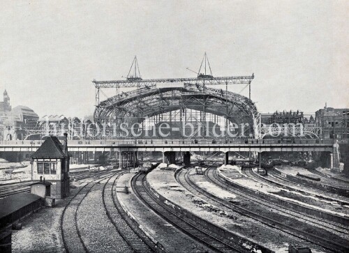 HBF Hamburg Hauptbahnhof Bau 1902 (3)