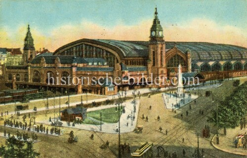 Hamburg HBF Hauptbahnhof 1908 Gleisanlagen (0)