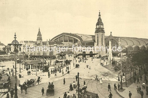 Hamburg HBF Hauptbahnhof 1908 Gleisanlagen (4)