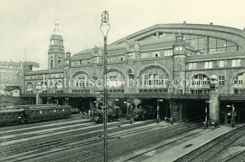 Hamburg HBF Hauptbahnhof 1908 Gleisanlagen a (1)