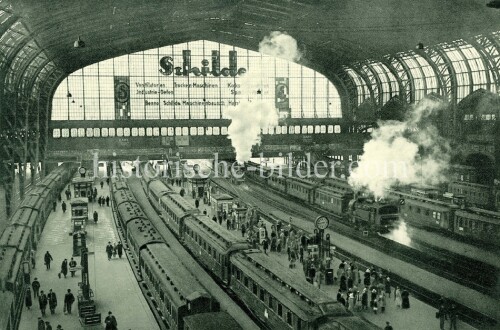 Hamburg HBF Hauptbahnhof 1908 Gleisanlagen a (2)