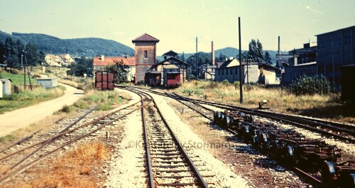 1966 Güterbahnhof Aalen Gbf Strecke Neresheim Härtsfeldbahn Aalen Neresheim Dillingen
