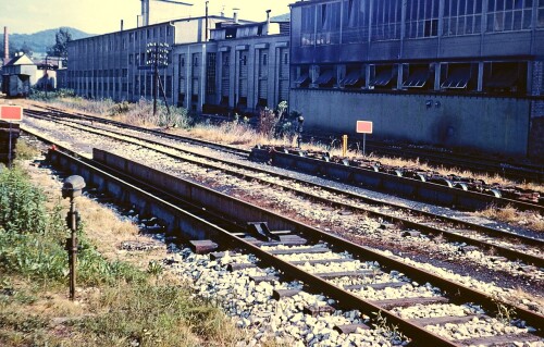 1966 Güterbahnhof Aalen Gbf Strecke Neresheim Härtsfeldbahn Aalen Neresheim Dillingen a