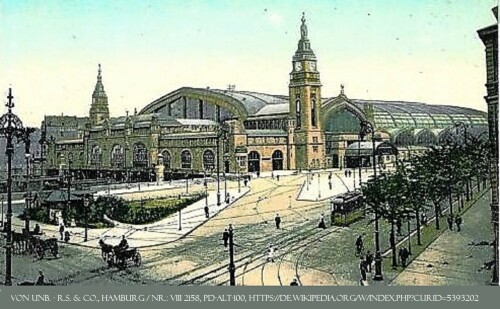 Hamburg Hauptbahnhof 1906 Hbf