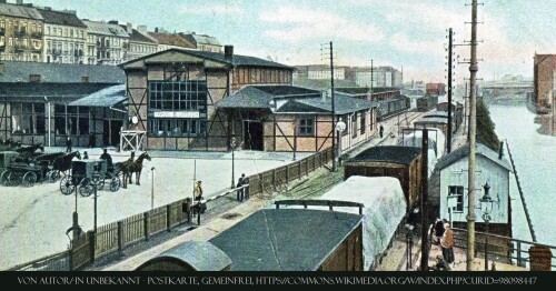 Übergangsbahnhof Bf Lippeltstraße 1875