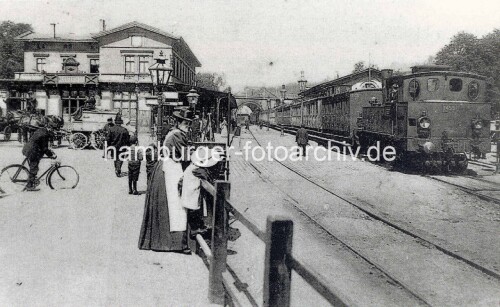 1906 Klostertor Bahnhof Hamburg Badeanstalt Schweinemarkt (1)