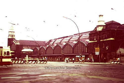 Hamburg Hauptbahnhof Hbf 1966 Außenfassade