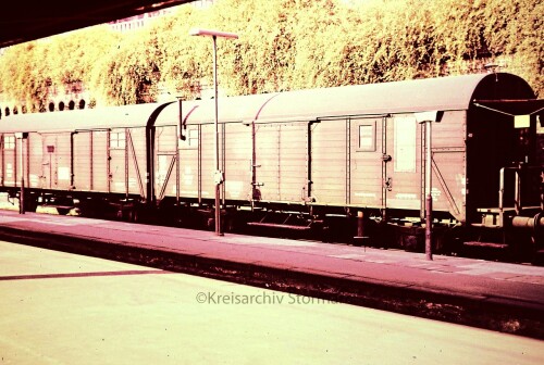 Hamburg Hauptbahnhof Hbf 1966 Stückgut Schnellverkehr