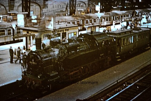 Hamburg Hauptbahnhof Hbf 1971 BR 78 historische S Bahn