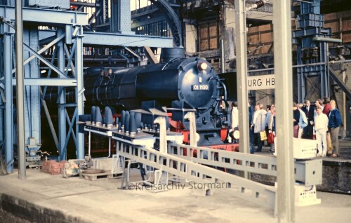 Hamburg Hauptbahnhof Hbf 1988 BR 01 1100 Schürzenwagen Sonderfahrt Umbau Lichtsignale