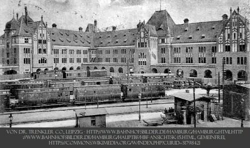 Postamt Hamburg Hühnerposten 1904