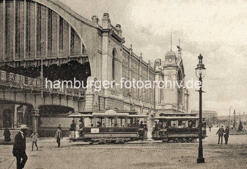 1908 Dammtorbahnhof Hamburg Jhrhundertwende (1)