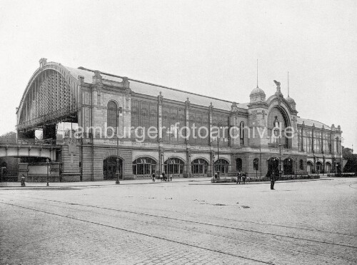 1908 Dammtorbahnhof Hamburg Jhrhundertwende (2)