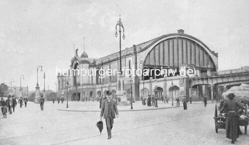 1908 Dammtorbahnhof Hamburg Jhrhundertwende (3)