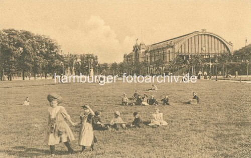 1908 Dammtorbahnhof Hamburg Jhrhundertwende (4)