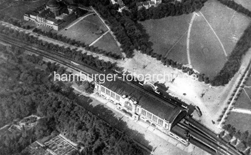 1955 Dammtorbahnhof hamburgLuftbild