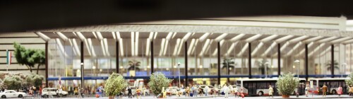 Rom Termini Kopfbahnhof Endbahnhof Miniaturwunderland 1zu87 Scale H0 (2)