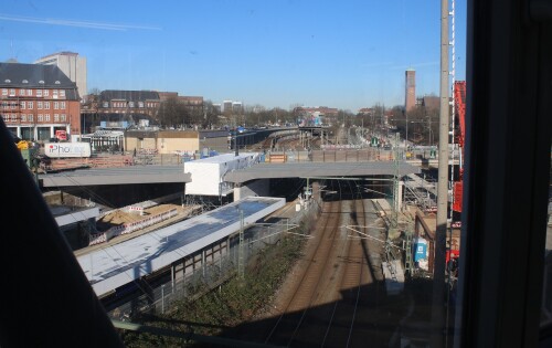 Berliner Tor Bahnhof Hamburg U S Bahn Umbau Feb 2025 (0)