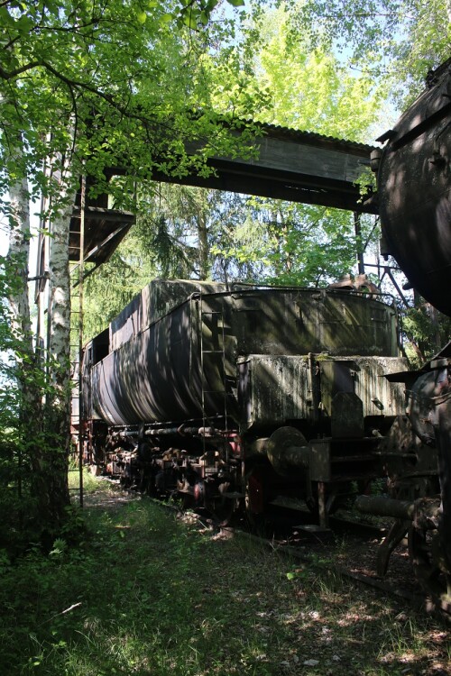 BR 52 Wannentender Tuttlingen Dampflok BW Verein Drehscheibe Museum Ausstellung Lost place