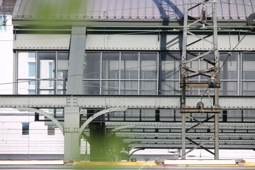 Darmstadt Hauptbahnhof Jugendstil 2025 Mai Hbf Jugendstil Bahnhofshalle Konstruktion Nieten Schwung 