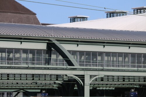 Darmstadt Hauptbahnhof Jugendstil 2025 Mai Hbf Jugendstil Bahnhofshalle Konstruktion Nieten Schwung 