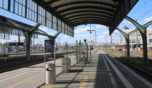 Darmstadt Hauptbahnhof Bahnhofshalle Jugendstil 2025 Mai Hbf (5)