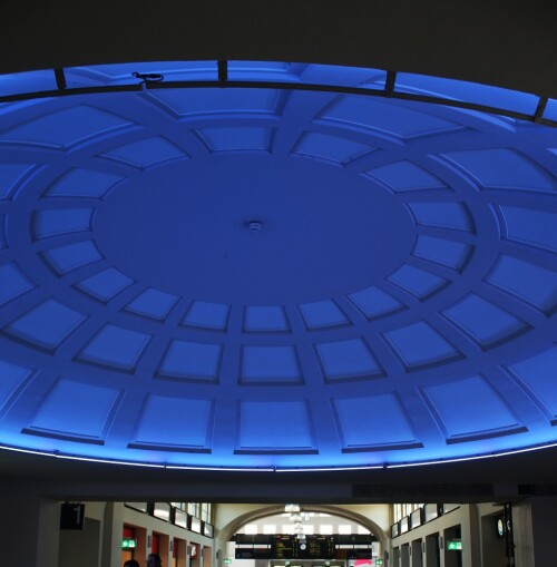 Darmstadt Hauptbahnhof Bahnhofshalle Jugendstil 2025 Mai Hbf (7)