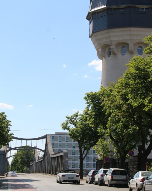 Darmstadt Hauptbahnhof Jugendstil 2025 Mai Hbf Wasserturm (1)