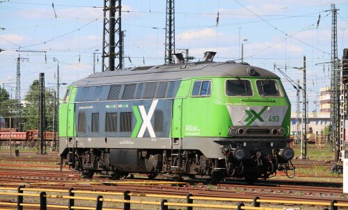 Darmstadt Hauptbahnhof Bahnhofsvorfeld 2025 Mai Hbf (4 BR 218 AIX Rail (7)