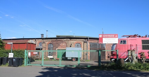 Eisenbahn Museum Darmstadt Kranichstein (5) BR 103 101 orientrot
